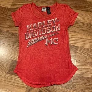 Harley-Davidson slub style short sleeve shirt